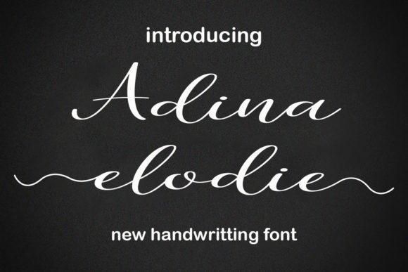 Adina Elodie: The Script Font for Elevated Brand Identity