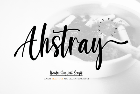Ahstray Script Font: Elevating Editorial Design with Refined Typography