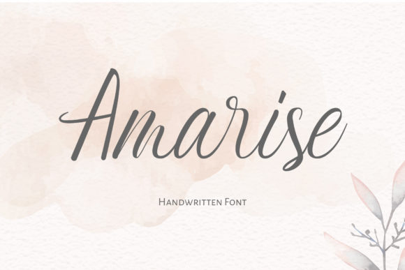 Amarise Script Font: A Designer’s Take on Dainty Brand Identity