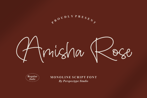 Amisha Rose: A Monoline Script Font for Authentic Brand Identity