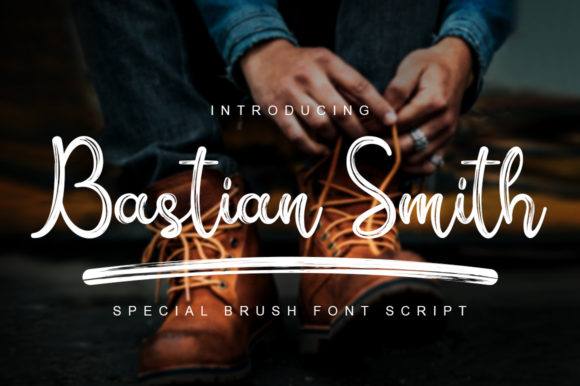 Bastian Smith: The Elegant Script Font for Handmade Labels and Shop Branding