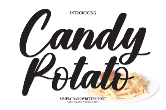 Candy Potato: A Delicate Script Font for Editorial Elegance