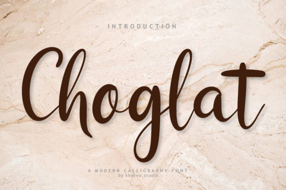 Choglat Script: A Timeless Handwritten Typeface for Branding