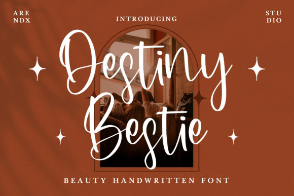 Destiny Bestie: The Script Font That Elevates Small Business Branding