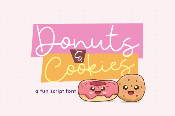 Donuts Cookies Typeface Review: A Playful Script for Editorial Design