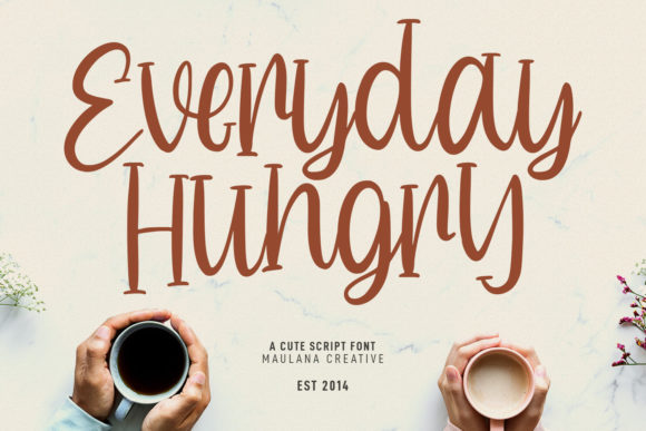 Everyday Hungry: The Quirky Script Font for Polished Brand Identity