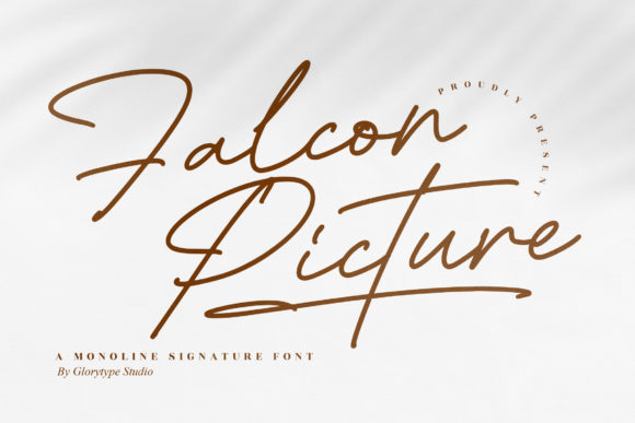 Falcon Picture: Elevating Editorial Design with Free-Flowing Script Typography