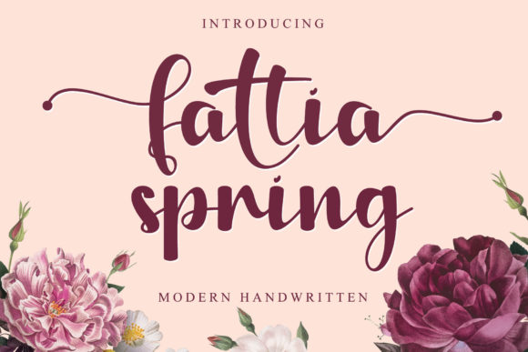 Fattia Spring Typeface Review: A Delicate Script for Soft Branding