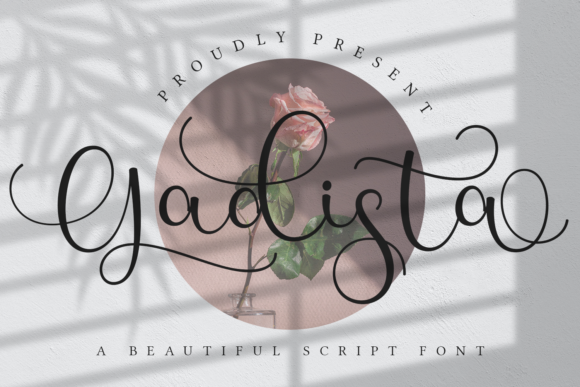 Gadista: A Stylish Script Font for Modern Editorial Design