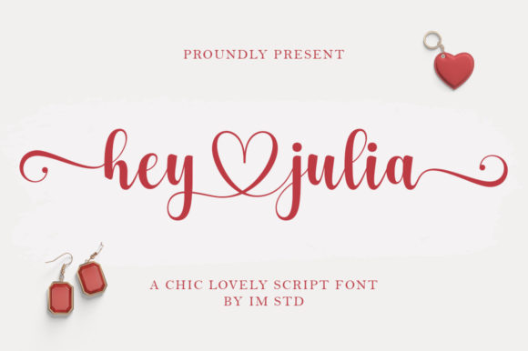 Hey Julia: A Script Font for Elegant Small Business Branding