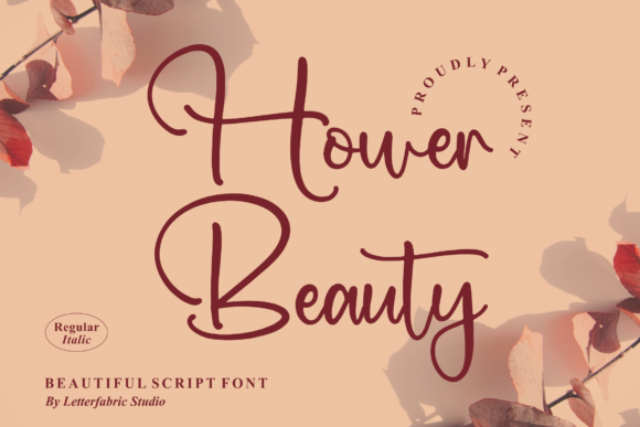 Hower Beauty: A Delicate Script Font for Refined Brand Identity