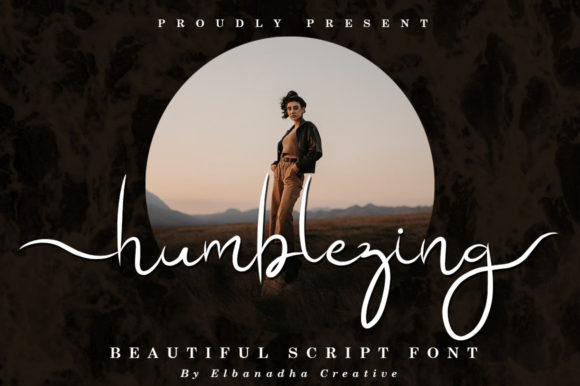 Humblezing: A Script Font for Modern Web Branding