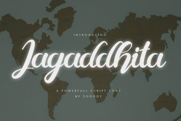 Jagaddhita: A Stylish Script Font for High-Impact Campaigns