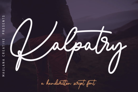 Kalpatry: A Delicate Script Font for Handmade Branding