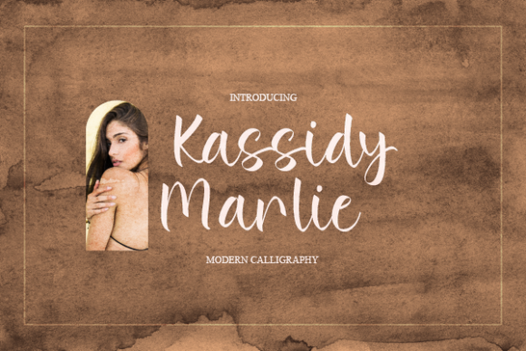 Kassidy Marlie: A Delicate Script Font for Editorial Design