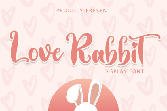 Love Rabbit Typeface: Elevate Campaign Visuals with Flowing Script Design