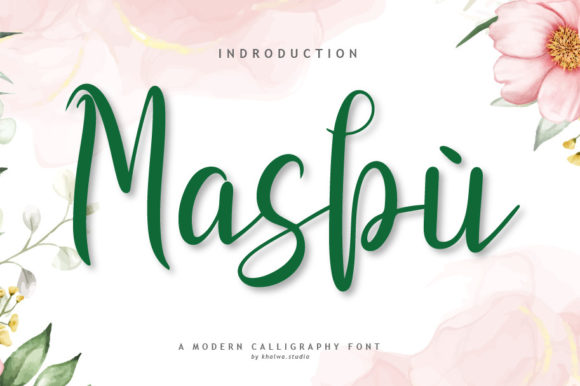 Masbù: A Designer’s Review of This Script Typeface