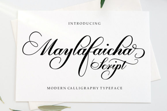Maylafaicha: A Dainty Script Font for Handmade Branding