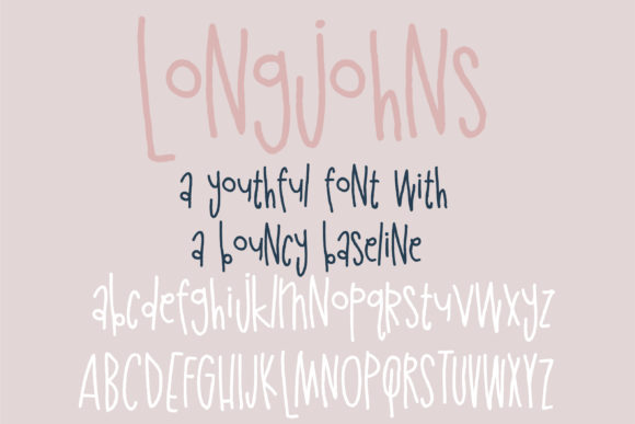 PN Longjohns: The Casual Script Font for Relaxed Editorial Design