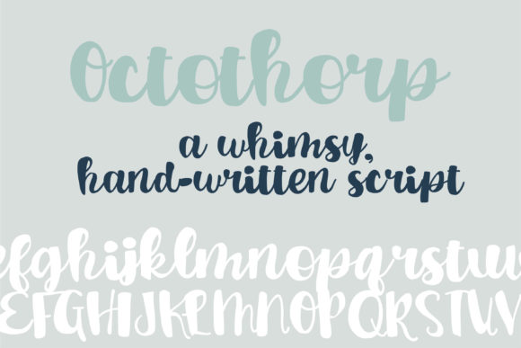 PN Octothorp: A Whimsical Script Font for Relaxed Brand Campaigns
