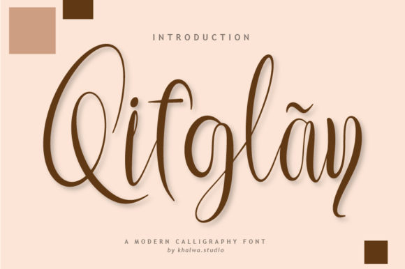 Qifglay: A Timeless Script Font for Editorial Design