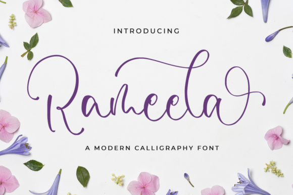 Rameela Script Font: Elevate Campaign Visuals With Elegant Typography