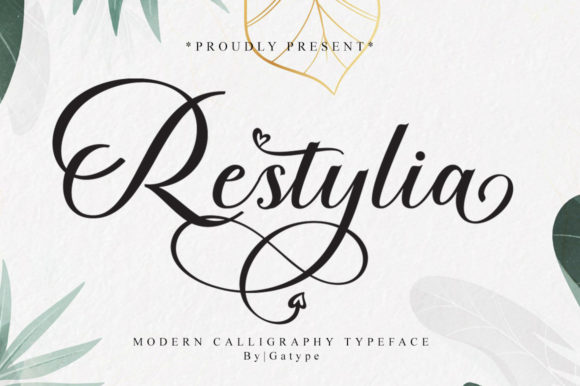 Restylia: A Script Font for Polished Digital Branding