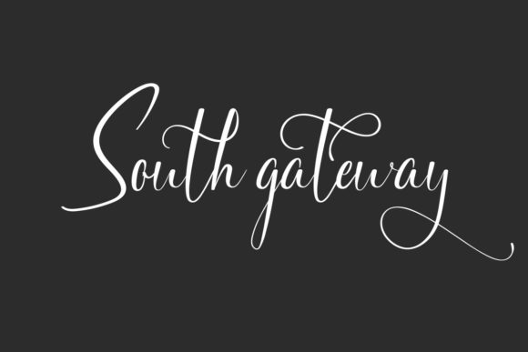 South Gateway: A Script Font for Modern Web Design