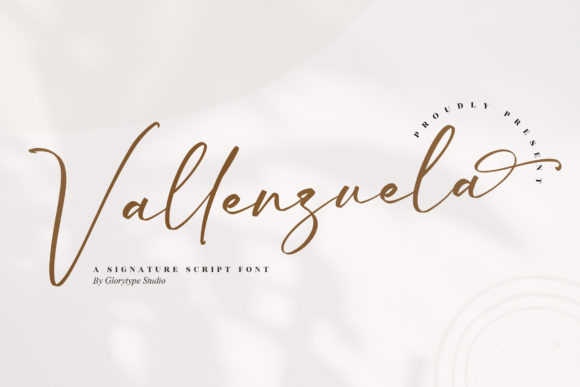 Vallenzuela: The Script Font for Scroll-Stopping Brand Visuals