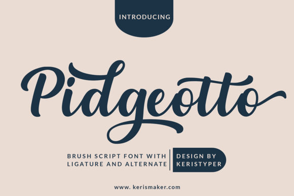 Why Pidgeotto Is the Perfect Script Font for Editorial Design